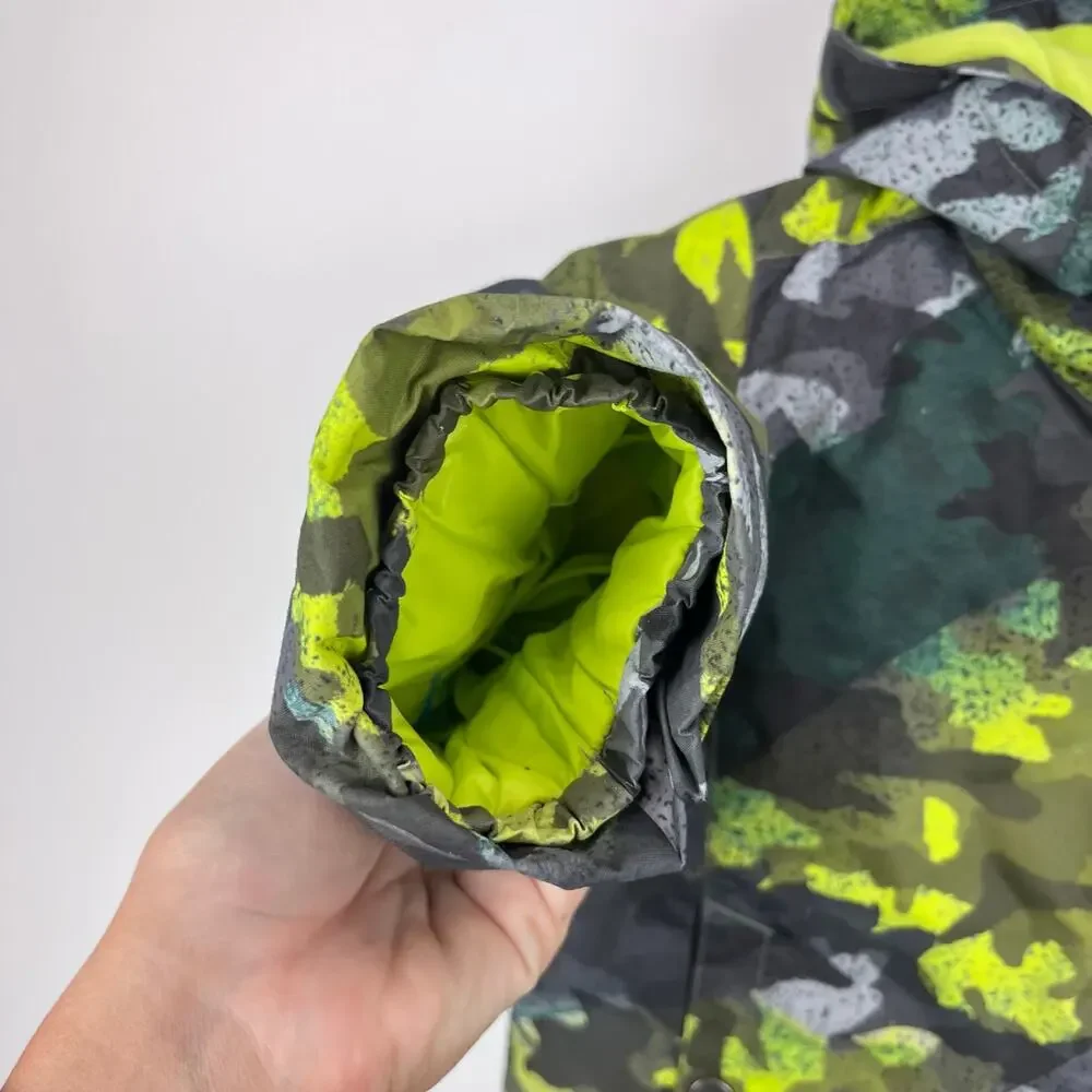 Columbia Frosty Slope Ski Jacket City Grey Brushed Camo/Bright Chartreuse 2T